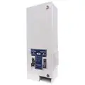 Hospeco Dual Dispenser: White, Metal, 26 3/8 in H, 11 1/8 in W, 7 5/8 in Lg