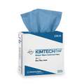 Kimtech Prep, Dry Wipe, 8-3/4" x 16-3/4", Number of Sheets 100, Blue, PK 5