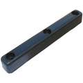Dock Bumper: 2 in Overall Ht, 16 in Overall Wd, 2 in Overall Dp, Bolt On Mounting, 3 Mounting Holes