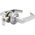 Satin Chrome Heavy Duty Keyed Different Storeroom Lever Lockset, Augusta Style