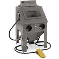 Siphon-Feed Abrasive Blast Cabinet, Work Dimensions: 16" x 18" x 16", Overall: 33" x 19" x 17