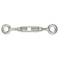 Turnbuckle: 1/2, 9" Take Up (In.), 1035 Hot Roll Steel Body/Fittings, Eye and Eye