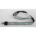 Quality Resource Group Lanyard: Safety Begins Here, Gray/Green, 16 in Lg, 3/4 in Wd, 10 PK
