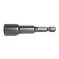 1-7/8" Nutsetter 5/16" Hex Size, 1/4" Hex Shank Size, Magnetic