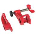 Bessey Pipe Clamp: Traditional, 2 1/2 in Throat Dp (In.), 440 lb Nominal Clamping Pressure