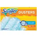 Swiffer Duster Refill: 7 1/2 in L, Microfiber, Blue, 4 PK