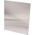 Hubbell Stahlin Back Panel, Carbon Steel, Polyester Powder Finish, For Use With: Any Enclosure, 9180890 EA