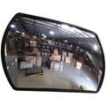 Indoor/Outdoor Convex Mirror; 24" H x 36" W, 36 ft. Approx. Viewing Distance