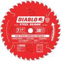 Diablo D0738F 7-1/4" Carbide Metal Cutting Circular Saw Blade, Number of Teeth: 38