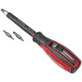 Aw Sperry Instruments Multi-Bit Screwdriver, Phillips, Slotted, Square, Torx, Quick Change, Alloy Steel