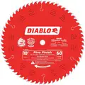 Diablo D1060X 10" Carbide Combination Circular Saw Blade, Number of Teeth: 60