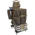 Mobile Shop Black Heavy Duty Tool Cart, Empty, 39" H X 22" W X 39-3/4" D, Number of Drawers: 4