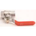 1/2" Ball Valve Red Handle For Coolant Dam