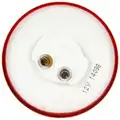 Truck-Lite 2-1/2" Clearance Marker Lamp, 10 Series, Red Round, Incandescent, Sealed, 12 V, PL-10, 10202R