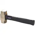 Westward Indestructible Sledge Hammer, 2-1/2 lb. Head Weight, 1-11/16" Head Width, 12" Overall Length