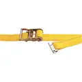 Tie Down Strap, 12 ft.L x 2"W, 1000 lb. Load Limit, Adjustment: Ratchet