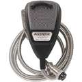 CB Mic with SS Cord: Noise Cancelling, 7 ft Cord Lg, 4 W Output Power, 4-Pin
