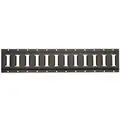 Horizontal E-Track: Steel, Bolt-On Mounting, 120 in Lg, 4 87/100 in Wd