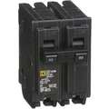 Square D Plug In Circuit Breaker, HOM, Number of Poles 2, 60 Amps, 120/240 VAC, Standard