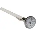 Item Dial Pocket Thermometer, Temp. Range (F) -40 to 160&deg;F, Stem Length 5", Accuracy ±2 &deg;F