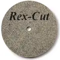 Rex Cut 3", Type 1 Aluminum Oxide Abrasive Cut-Off Wheel, 3/8" Arbor Hole Size, 0.250" Thickness