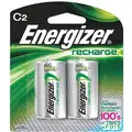 Energizer C Pre-Charged Rechargeable Battery, Recharge, Nickel-Metal Hydride, PK2