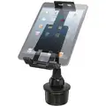 Electronics Holder: Hard Surface, Black, 8 3/4 in Lg, 8 in to 13 in, 12 VDC