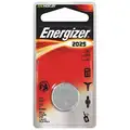 Energizer 2025, Coin Cell Battery, ANSI, Lithium, 3VDC, Diameter 0.782", Depth 0.092"