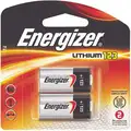 Energizer Lithium Battery, Voltage 3, Battery Size 123, 2 PK