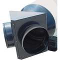 Duct Adapter, Steel, Diameter x Thickness 12" x 0.03 in