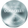 Duracell Lithium/Manganese Dioxide (LiMnO2) Coin Cell Battery, 3 V, Battery Size CR1616