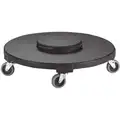 Tough Guy Container Dolly, 300 lb. Load Capacity, Round, 24", 1 Max. No. of Containers