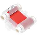 Label Printer Ribbon Cartridge: 2" x 150 ft, Red, Resin, R6900