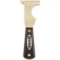 Painters Tool 5-In-1: Brass/Nylon, 7 1/4 in Lg, Black, Includes Nonsparking Surface
