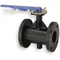 Butterfly Valve: Flanged Style, Cast Iron, 3 in Pipe Size, 200 psi Max. Water Pressure