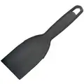 Flexible Putty Knife with 4" Polypropylene Blade, Black