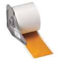 Continuous Label Roll" Box: 2" x 75 ft, Reflective Vinyl, Yellow, Outdoor