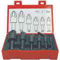Countersink Set, 60&deg; Countersink Angle, Number of Pieces 7,High Speed Steel, Bright (Uncoated)