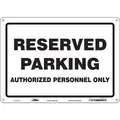 Condor Traffic Sign: 10 in x 14 in Nominal Sign Size, Aluminum, 0.032 in, Not Retroreflective