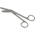 Lister Bandage Scissors, Overall Length 5 1/2", Color Silver, Blade End Style Angled