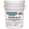 Petrochem Divider Oil: Mineral, 5 gal, Pail, ISO Viscosity Grade 15/22, NSF Rating H3 Food Grade