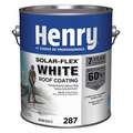 Henry Protective Roof Coating: Acrylic, White, 0.9 gal Container Size, Solar-Flex