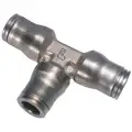 Union Tee, Tube Fitting Material Nickel Plated Brass, Fitting Connection Type Tube, Tube Size 6mm