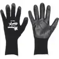 MCR Safety Coated Gloves, L, Palm, Water-Based Polyurethane/Nitrile Glove Coating Material
