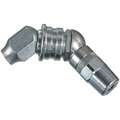 Lincoln Grease Coupler w/ Swivel 3-Jaw, 7500 PSI Max. Pressure, 1/8" NPT, 1/8 FNPT Connection