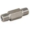 Hex Long Nipple: 316 Stainless Steel, 1/2" x 1/2" Fitting Pipe Size, Male NPT x Male NPT