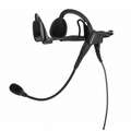 Motorola One Ear Behind the Head Temple Transducer Headset, Black, Noise Canceling No