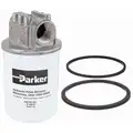 Paper Hydraulic Spin-on Filter, 10 Micron Rating, 1-1/4" NPTF Inlet Port Thread Size
