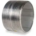 Nipple: 316 Stainless Steel, 3" Nominal Pipe Size, 2 5/8" Overall Length, Close Thread, Schedule 40