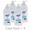 Purell Hand Sanitizer, 2,000 mL, Pump Bottle, Gel, PK 4